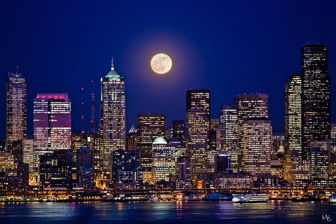 Mark Epstein Photo | Seattle Super Moon