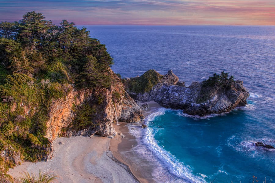 Sunset On McWay Falls